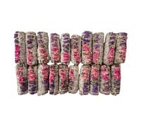 VIE Smudge Stick, White Sage, Purple and Pink Sinuata 4", Pack of 20