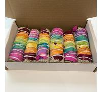 VIE Smudge Sticks, White Sage and 7 Chakra Petals 4", Pack of 6