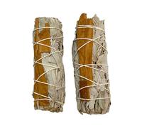 VIE Smudge Sticks, White Sage and Cinnamon 4", Pack of 2