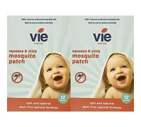 VIE Squeeze & Stick Mosquito Patches (12 Patches) (Pack of 2)