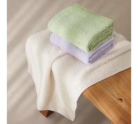 Vie TRIOMPHE 3 Pack Hand Towel Set Ultra Soft Highly Absorbent Quick Dry Zero-Twist Long-Staple CottonHand Guest Face Towel for Bathroom Gym Salon Spa Hotel Use(34x84cm, Purple+Green+Beige)