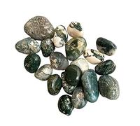 VIE Tumbled Crystals, 250g Pack, Moss Agate