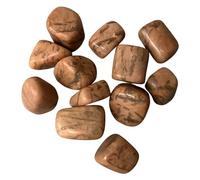 VIE Tumbled Crystals, Pack of 12, Peach Moonstone