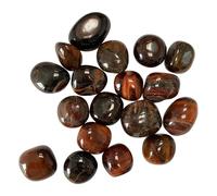VIE Tumbled Crystals, Pack of 12, Red Tiger's Eye