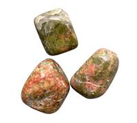 VIE Tumbled Crystals, Pack of 12, Unakite