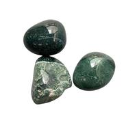 VIE Tumbled Crystals, Pack of 6, Moss Agate