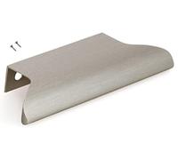 Viefe Hafele Ritta Furniture Profile Handle Kitchen Bathroom Cabinet Drawer Cupboard (Stainless Steel Effect)