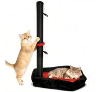 VIEFIN Gothic Cat Scratching Post with Bed, Spider Dangling Toys,Vie CP Gothic 4 m