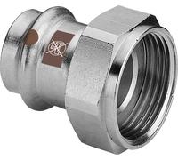 Viega Coupling With SC Temponox 1763 In 15Mm X G3/4 Stainless Steel