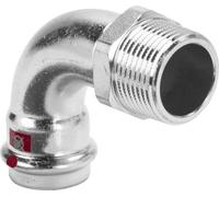 Viega Prestabo Sheet 90° R-thread with SC-Contur with external thread 22x3/4mm Model 1114