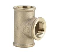 Viega T-Piece 3130 In Rp1 1/2 X Rp3/4 X Rp1 1/2 Red Brass