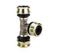 Viega T-Piece With SC Raxofix 5318 In 63Mm X 50Mm X 63Mm Silicon Bronze