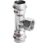 Viega T-Piece With SC Temponox 1717.2 In 22Mm X Rp3/4 X 22Mm Stainless Steel
