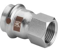 Viega Transition Piece With SC Temponox 1712 In 18Mm X Rp1/2 Stainless Steel