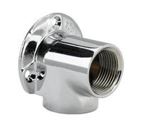 Viega Wall Plate 1421 In Rp 1/2 Chrome Plated Brass