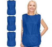 ViEinkaufen Cobbler Apron Set Unisex Adjustable Work Apron with Two Pockets for Cleaning Painting and Housework,Blue