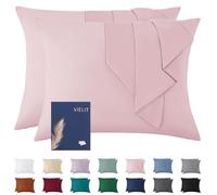 Vielit Cushion Cover 70 x 90 cm Pink Soft Pillow 70 x 90 cm Set of 2 Microfibre Decorative Cushion Cover for Cushions 70 x 90 cm Eco Certificate Resistant Hypoallergenic