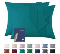 Vielit Pertol Soft Pillowcase 70 x 90 cm Set of 2 Microfibre Decorative Cushion Cover for Cushions 70 x 90 cm Eco Certificate Resistant Hypoallergenic