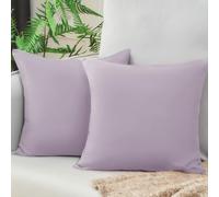Vielit Sofa Cushion Cover, 50 x 50 cm, Purple, Soft Pillowcase, 50 x 50 cm, Set of 2, Microfibre Cushion Covers, 50 x 50 cm, Cushion Cover for Pillows, 50 x 50 cm, Eco-Certificate, Resistant,