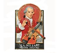 Vienna Austria 3D Refrigerator Magnet Mozart Pattern Travel Sticker Souvenirs,Home & Kitchen Decoration Vienna Austria Fridge Magnet from China