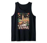 Vienna, Austria, European Christmas Market, Fun Family Tank Top