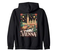 Vienna, Austria, European Christmas Market, Fun Family Zip Hoodie