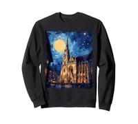 Vienna Austria - St. Stephen's Cathedral Van Gogh Art Sweatshirt