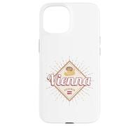Vienna Austria Vintage Design with Viennese Coffee Souvenir Case for iPhone 15