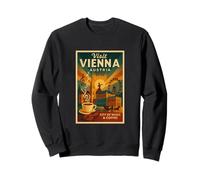 Vienna Austria - Vintage Travel Poster Style Sweatshirt