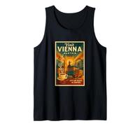 Vienna Austria - Vintage Travel Poster Style Tank Top