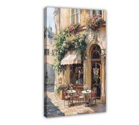 Vienna Coffeehouse Art Print Canvas Poster Wall Art Print Picture Paintings 20x30inch(50x75cm)