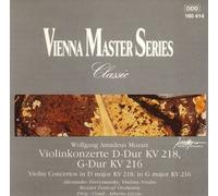 Vienna Master Series classic: Wolfang Amadeus Mozart, Violinkonzerte D-Dur KV 218, G-Dur KV 216 (1988-10-20)