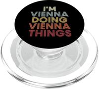 Vienna Name Vienna Personalized Name First Given PopSockets PopGrip for MagSafe
