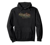 Vienna Night Austria Travel Souvenir Panorama City Gift Pullover Hoodie