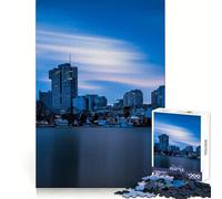Vienna Skyline at Dusk Jigsaw Puzzles for Teenagers 1000 Piece Improve Memory Soft Distraction Laser Cut Thoughtful Gift (38x26cm)