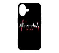 Vienna Skyline Heartbeat Austria Heart I Love Wien Case for iPhone 17