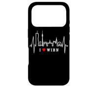 Vienna Skyline Heartbeat Austria Heart I Love Wien Case for iPhone 17 Pro