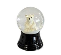 VIENNA SNOWGLOBE Snow Globe Glass Ball - Almost Like Real Snow Design: Polar Bear, 4.5 cm