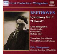 Vienna State Op Symphony No. 9 'Choral' (Weingartner, Lpo, Hell (CD) (US IMPORT)