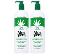 Vienna Triple Lanolin Aloe 20 Ounce Hand & Body Lotion Pump 20 Ounce (2 Pack)