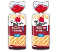 Viennese Baguettes Long Life 8-28 Pre-sliced Baguettes (2x4 Baguettes)