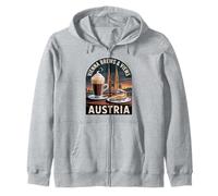 Viennese Coffee Table Zip Hoodie