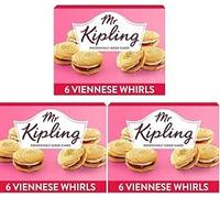 Viennese Whirls 3 Packs of 6 Mr Kiplings (3 Boxes of 6)