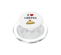 Viennoiserie Humor Crêpes sugar french pancake i love Crêpe PopSockets PopGrip for MagSafe