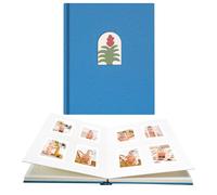 Vienrose 104 Pockets Mini Photo Album Instax with Writing Space, Arch Front Window, 2 x 3 Inch Photo Fujifilm Mini 12 11 99 40 Film, for Polaroid Snap/PIC-300/SocialMatic Instant & Zip Printers Blue