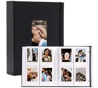 Vienrose 208 Photos Mini Photo Album Polaroid with Custom Window, 2 x 3 Inch Instax Photo Fujifilm Album Mini 12 11 99 40, for Snap SocialMatic Instant & Zip Printers, Black 1 Pack