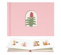 Vienrose 52 Pockets Mini Photo Album Instax with Writing Space,Arch Front Window, for 2x3 Inch Photos,Fujifilm Mini 12 11 99 40 Film,PIC-300/SocialMatic & Zip Printers,Wedding Keepsake Pink