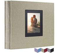 Vienrose Fabric Photo Albums Slip in 6x4 600 Pockets Black Pages Photo Books Large Capacity Picture Albums for Valentine Wedding Christmas Birthday