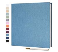 Vienrose Large Photo Album Self Adhesive for 4x6 8x10 10x12 Pictures Scrapbook Album DIY Scrap Book 40 Sticky Pages with A Metallic Pen