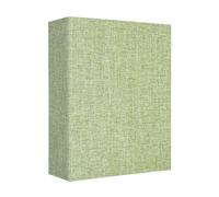 Vienrose Linen Photo Album 100 Pockets Photobooks Grassgreen Page Large Capacity Picture Albums for Valentine Family Wedding Christmas Birthday